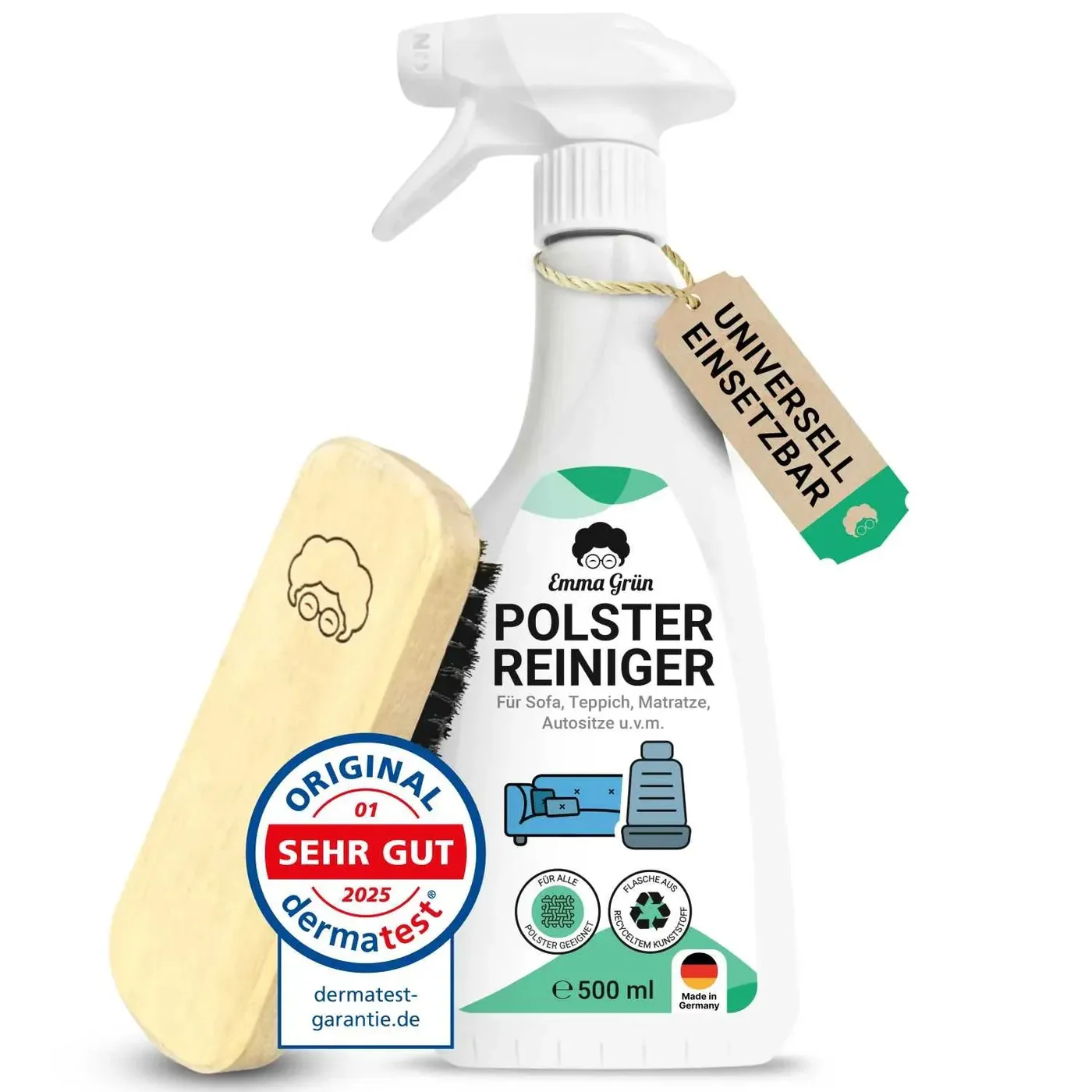 Emma Grün biologischer Polsterreiniger Flasche